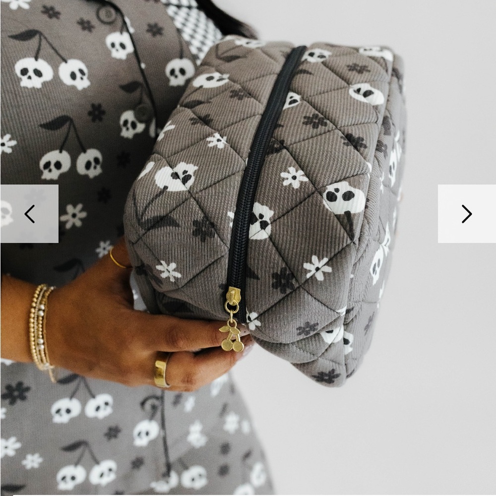 Staykation Skelly Cosmetic Bag
